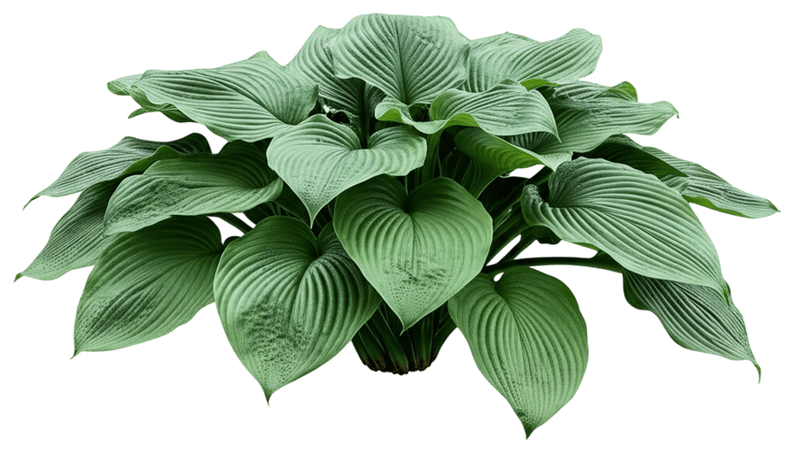 (Hosta 'Blue Angel') - Perennials