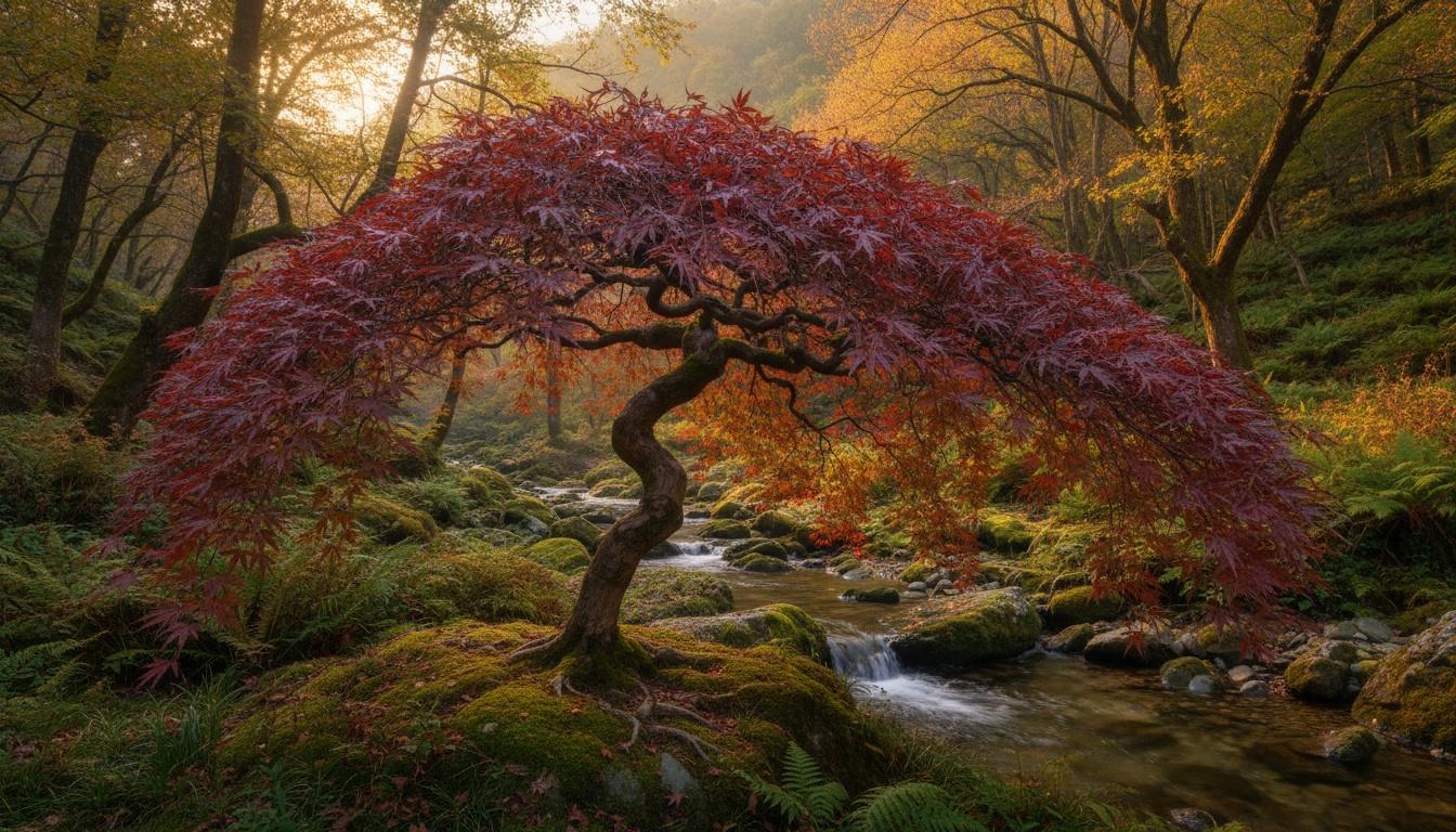Emperor Japanese Maple (Acer Palmatum 'Dissectum') - Shade Trees