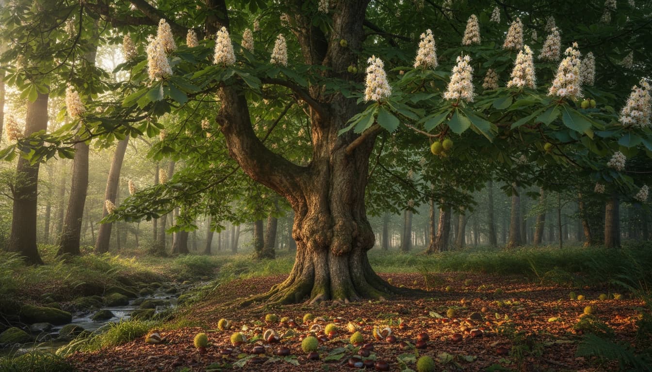 Horse Chestnut (Aesculus Hippocastanum) - Shade Trees
