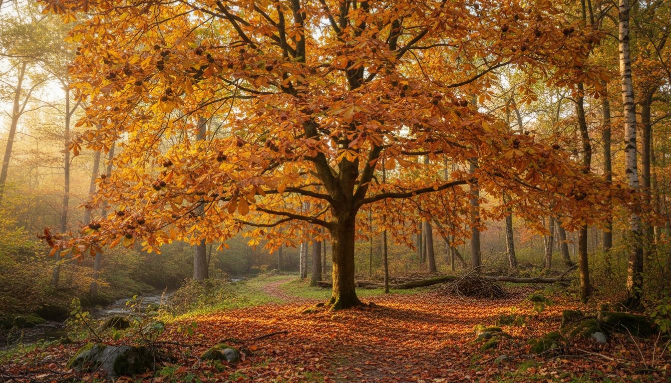 Horse Chestnut Buckeye 'Autumn Splendor' (Aesculus X Arnoldiana 'Autumn Splendor') - Flowering Trees