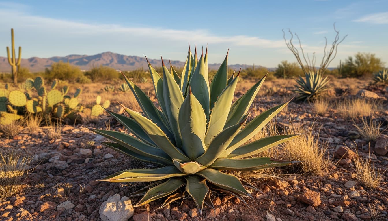 Blue Glow Agave (Agave 'Blue Glow') - Succulents