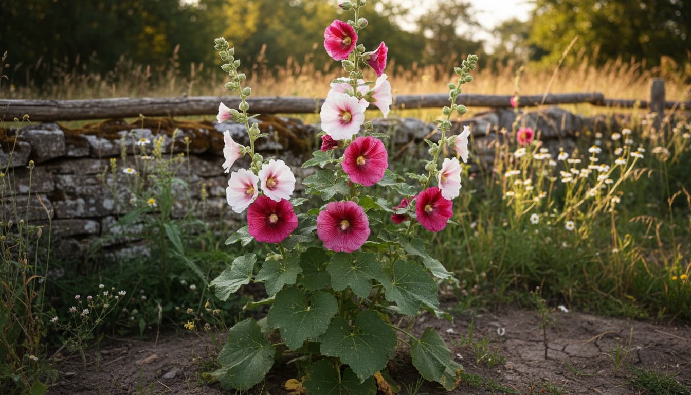 Hollyhock (Alcea Rosea) - Perennials