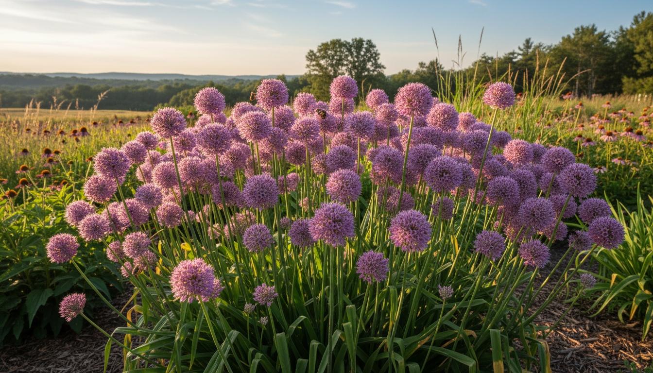 Ornamental Flowering Onion 'Summer Beauty' (Allium 'Summer Beauty') - Perennials