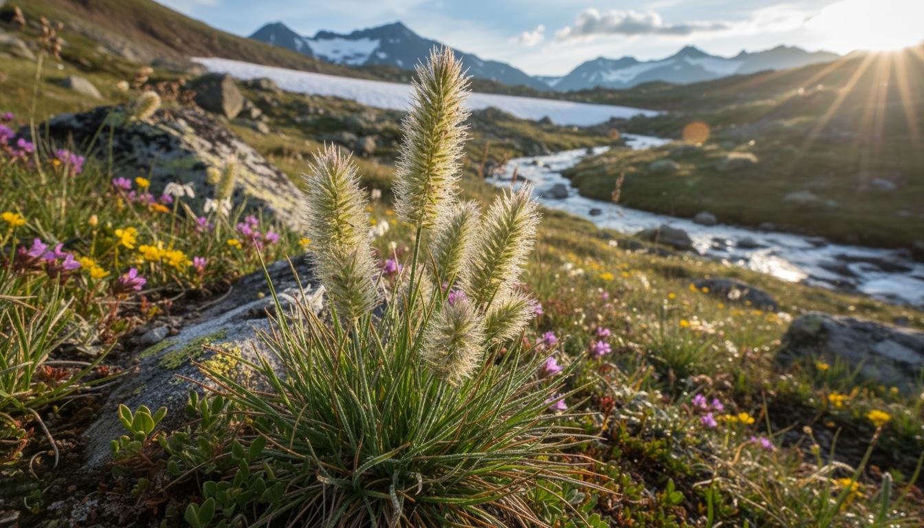 Alpine Foxtail (Alopecurus Alpinus) - Grasses