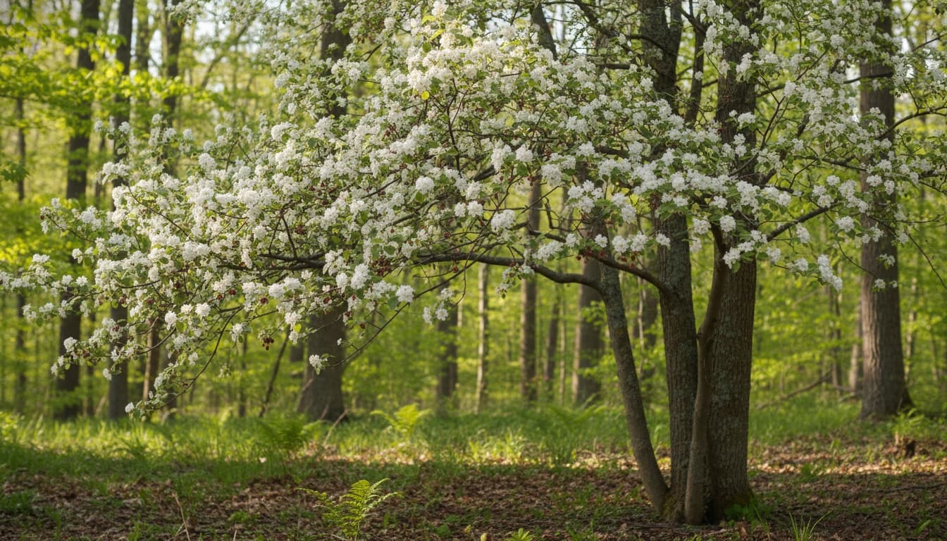 Downy Serviceberry (Amelanchier Arborea) - Flowering Trees