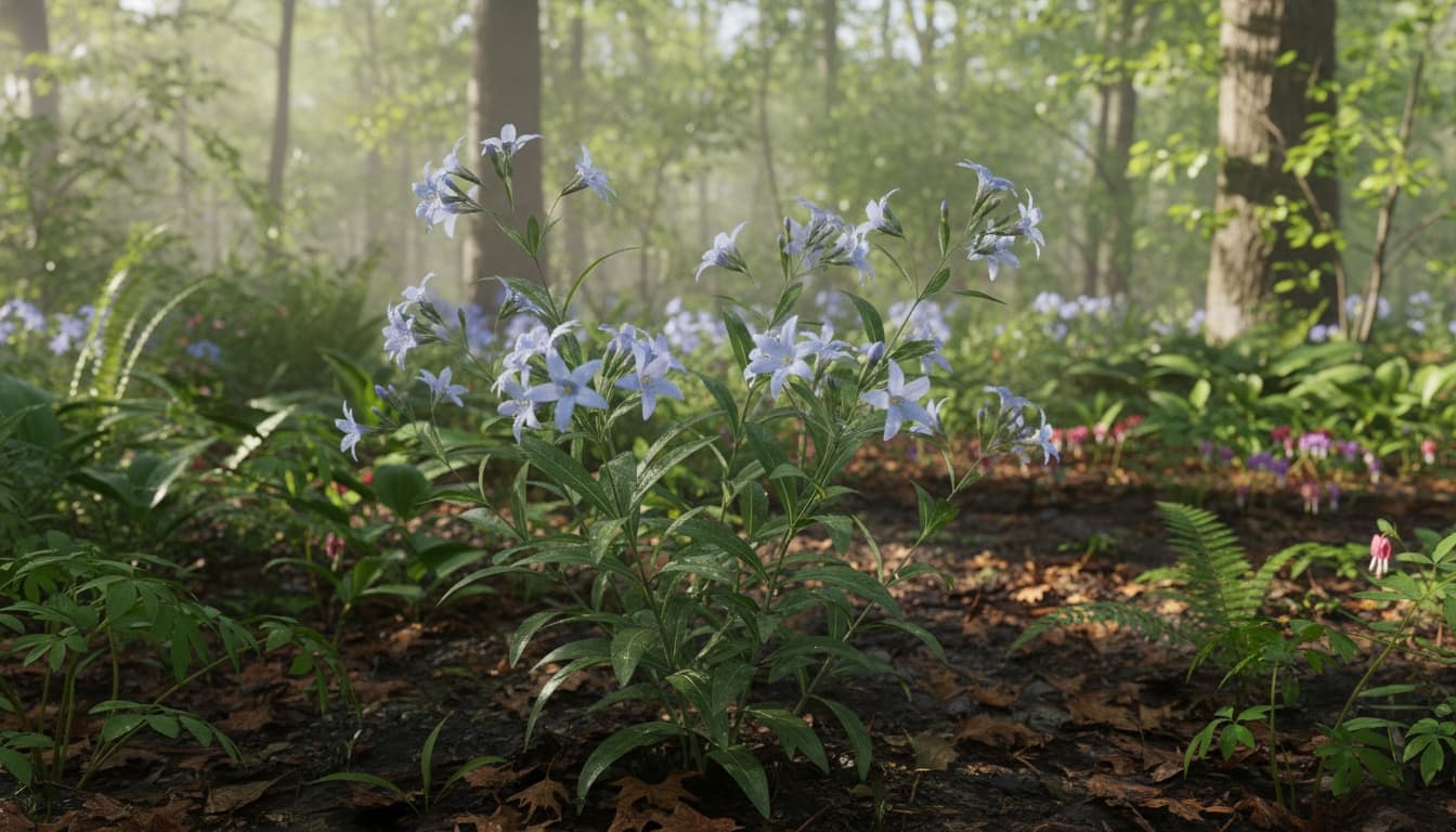 Eastern Bluestar (Amsonia Tabernaemontana) - Perennials