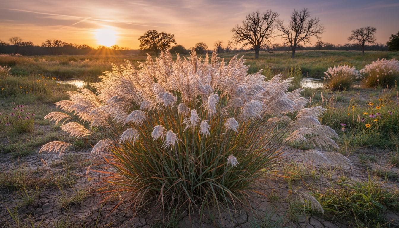 Bushy Bluestem (Andropogon Glomeratus) - Grasses