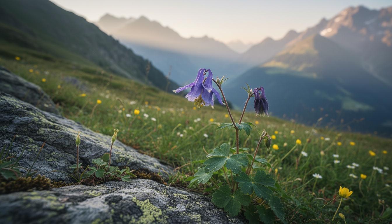 Alpine Columbine (Aquilegia Alpina) - Perennials