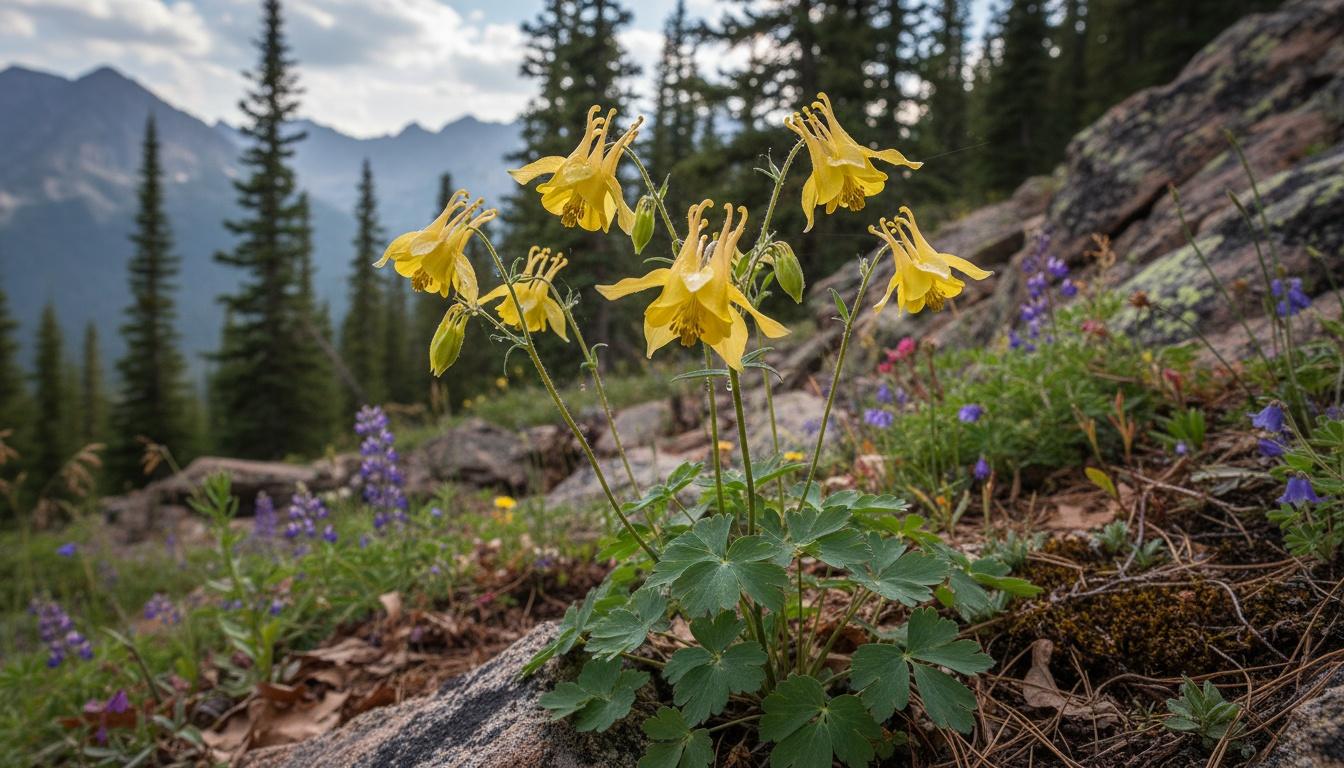 Columbine 'Denver Gold' (Aquilegia Chrysantha 'Denver Gold') - Perennials