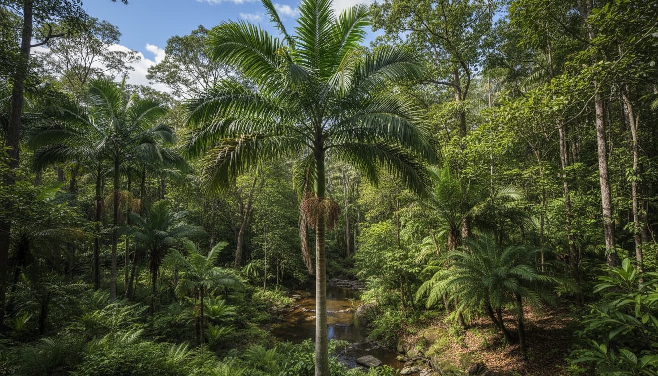 King Palm (Archontophoenix Cunninghamiana) - Evergreen Trees