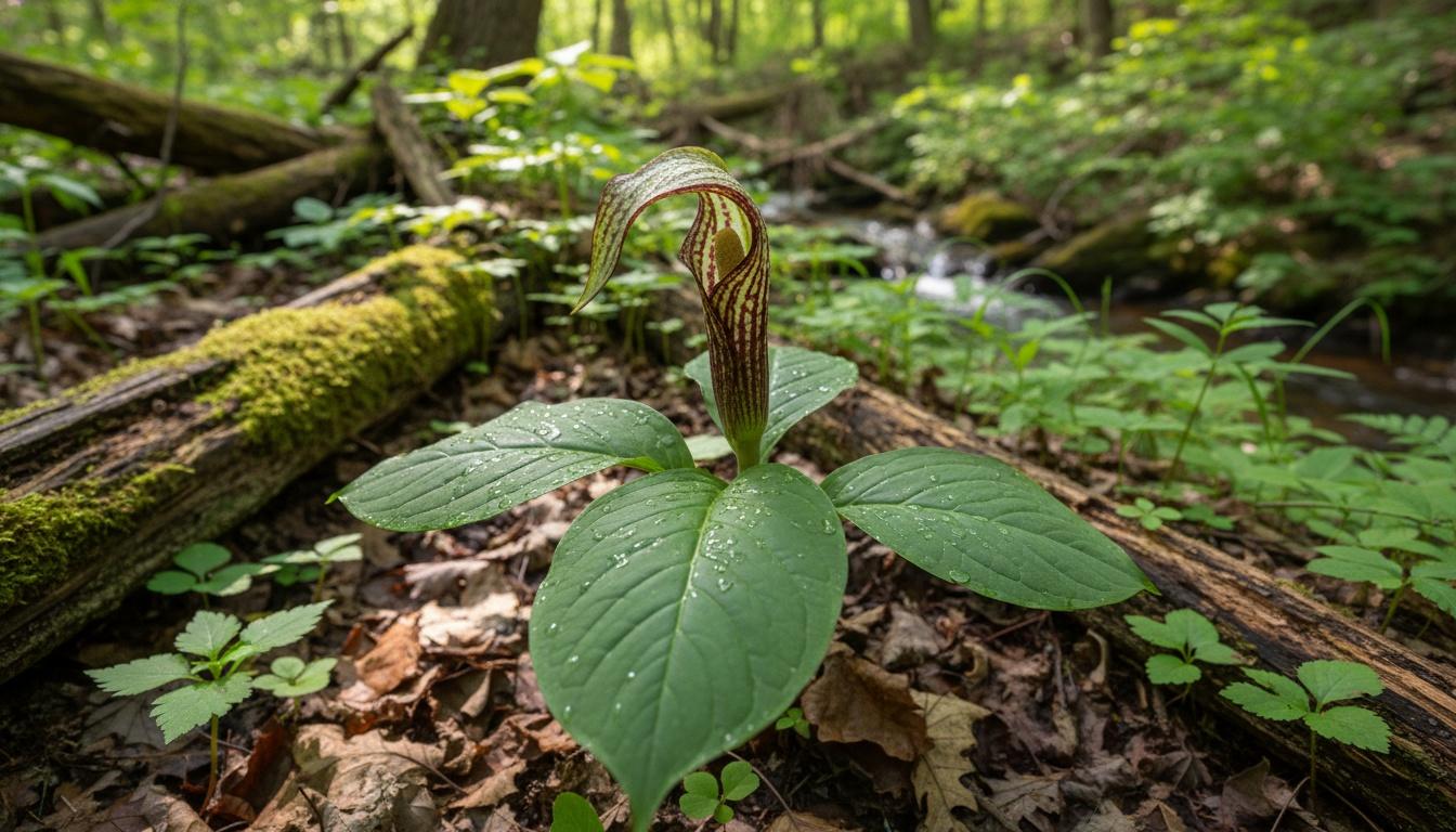 Jack In The Pulpit (Arisaema Triphyllum) - Perennials