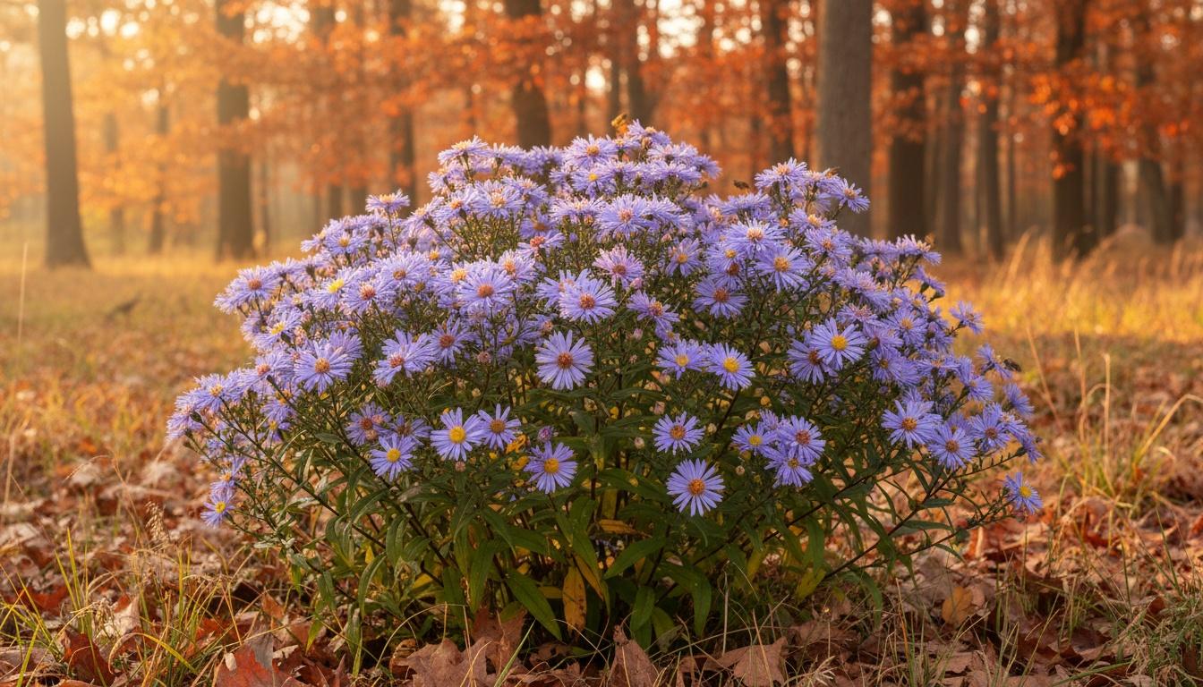 Fall Aster 'Wood' (Aster Dumosus S Blue' 'Wood') - Perennials