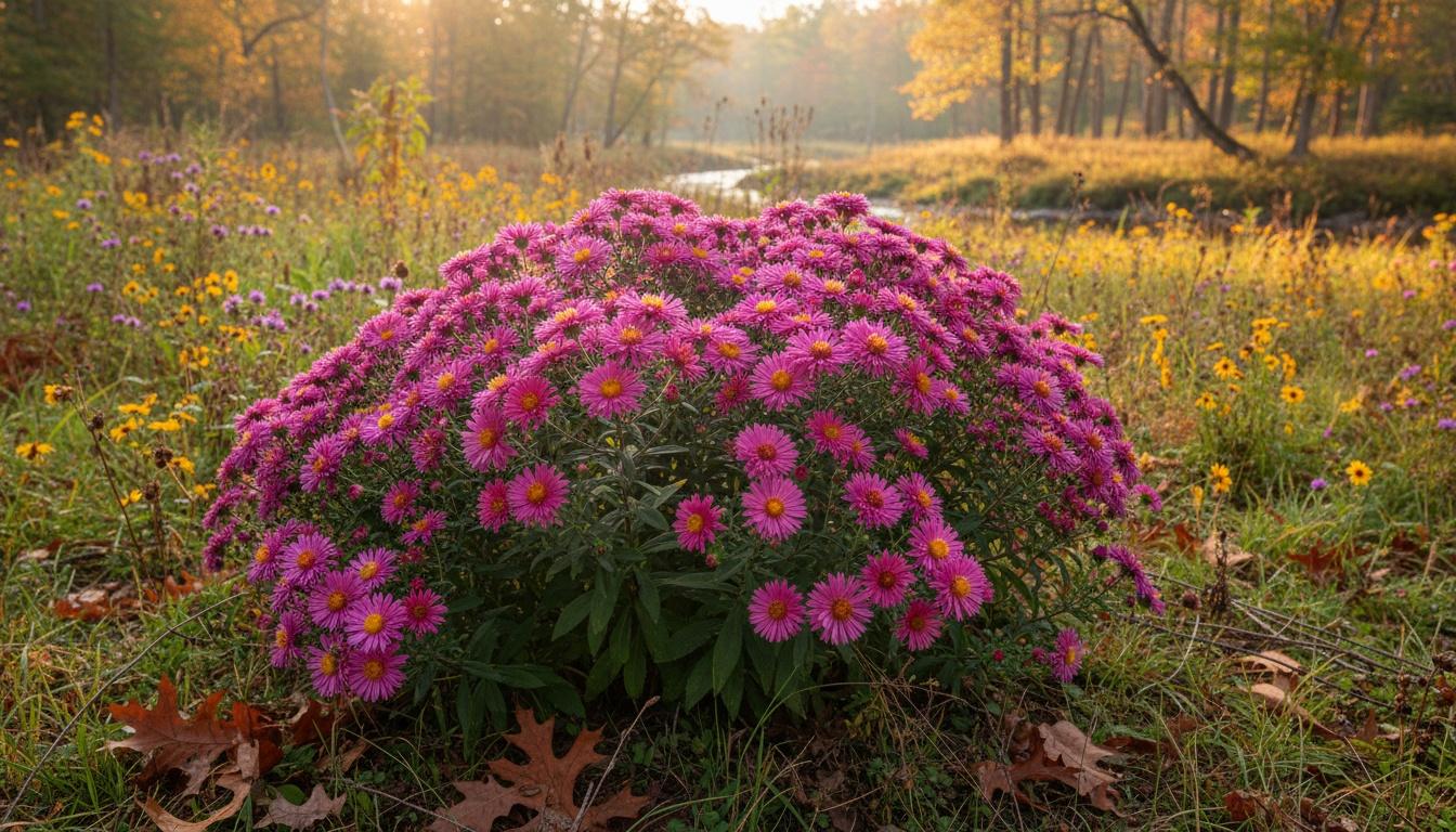 Fall Aster 'Alma Potschke' (Aster Novae-Angliae 'Alma Potschke') - Perennials