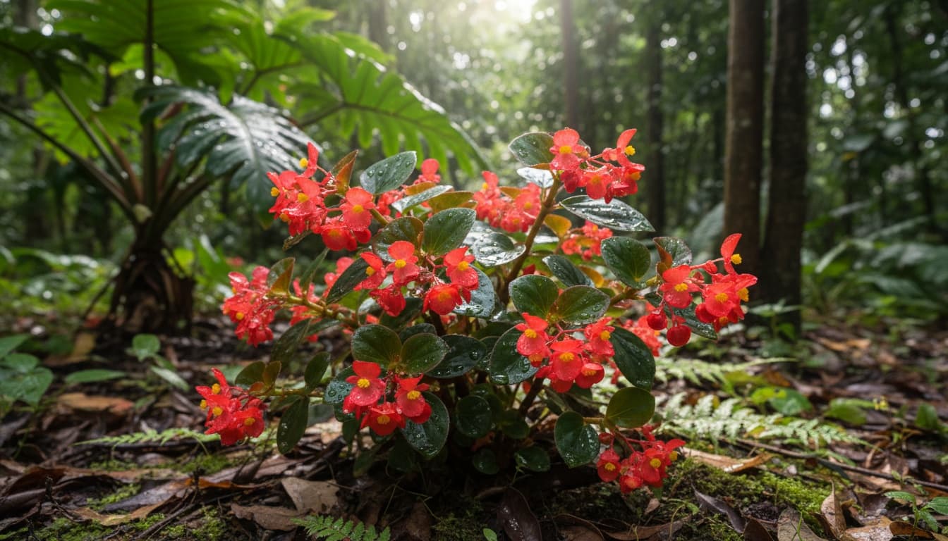 Wax Begonia (Begonia × Semperflorens-Cultorum) - Perennials