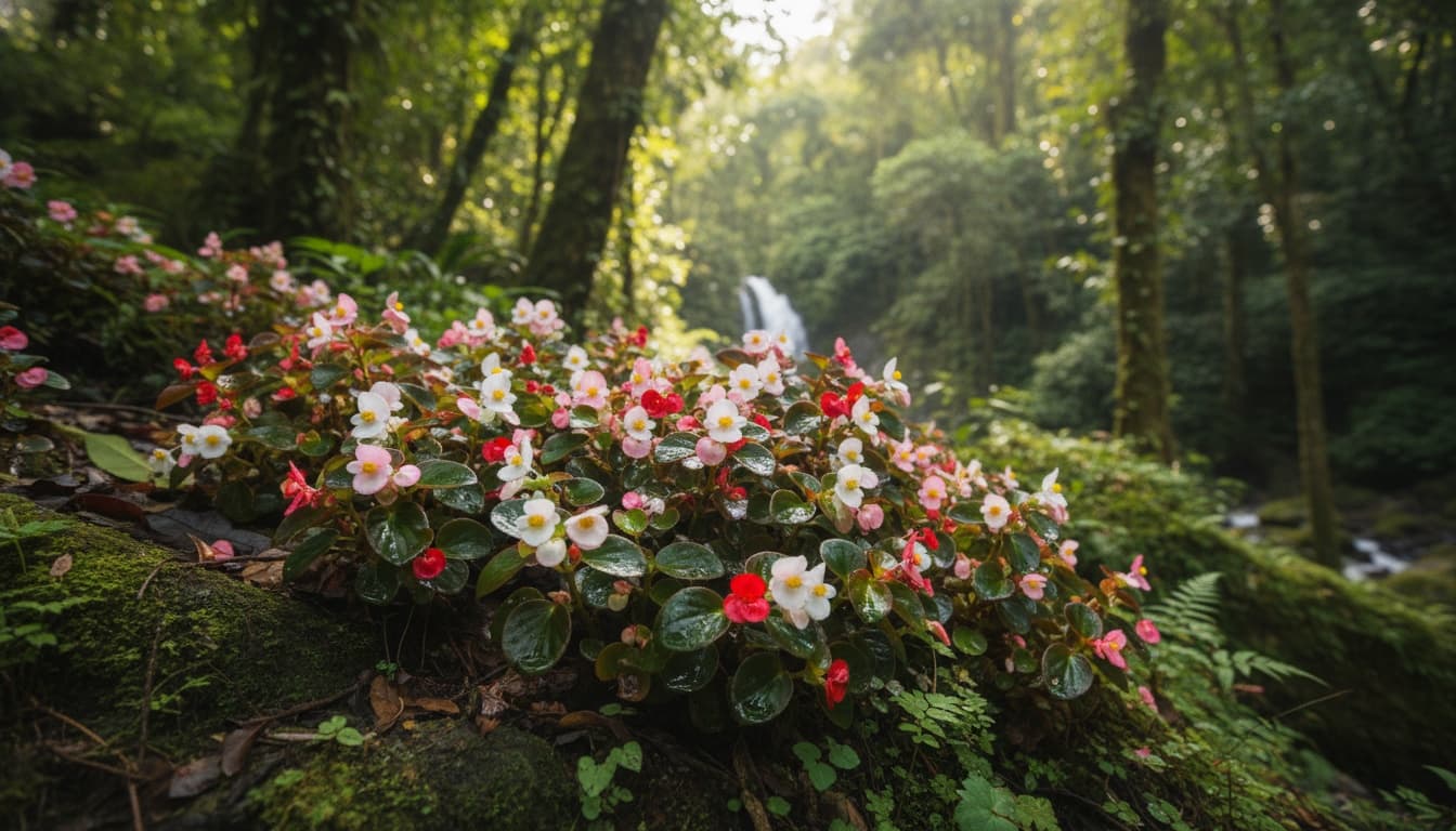 wax begonia (Begonia X Semperflorens-Cultorum) - Perennials