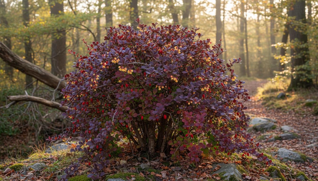 Crimson Pygmy Barberry (Berberis Thunbergii 'Crimson Pygmy') - Ground Layers