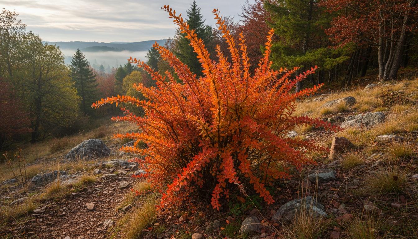 Orange Rocket Barberry (Berberis Thunbergii 'Orange Rocket') - Ground Layers