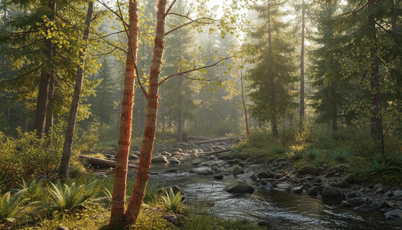 Western Red Birch (Betula Occidentalis Fontinalis) - Shade Trees