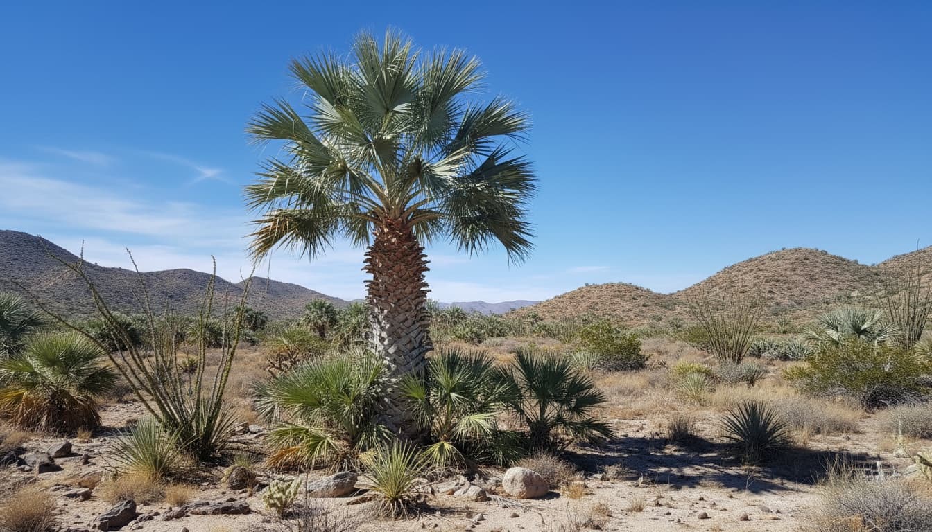 Mexican Blue Palm (Brahea Armata) - Evergreen Trees