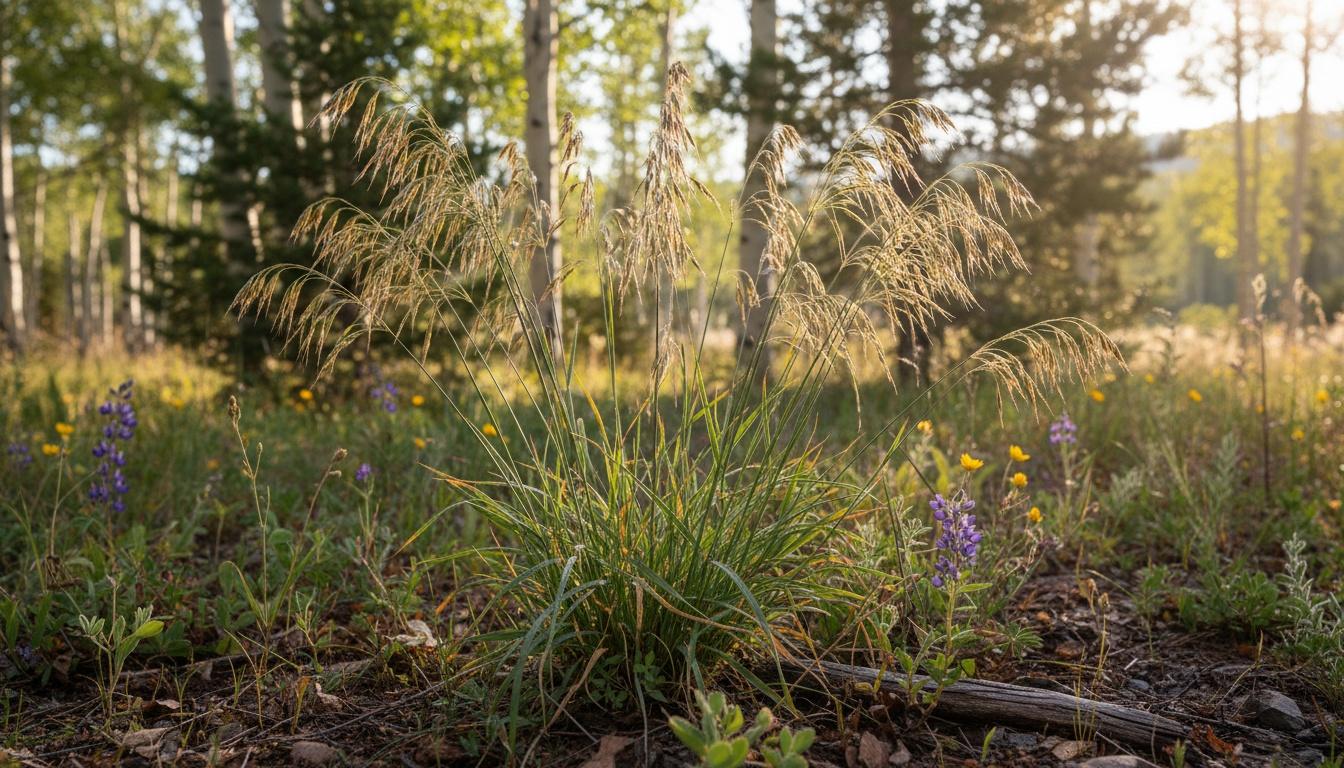 Fringed Brome (Bromus Ciliatus) - Grasses