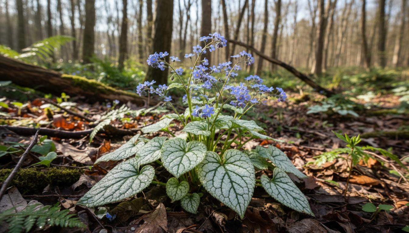 Siberian Bugloss 'Jack Frost' (Brunnera Macrophylla Pp13859 'Jack Frost') - Perennials