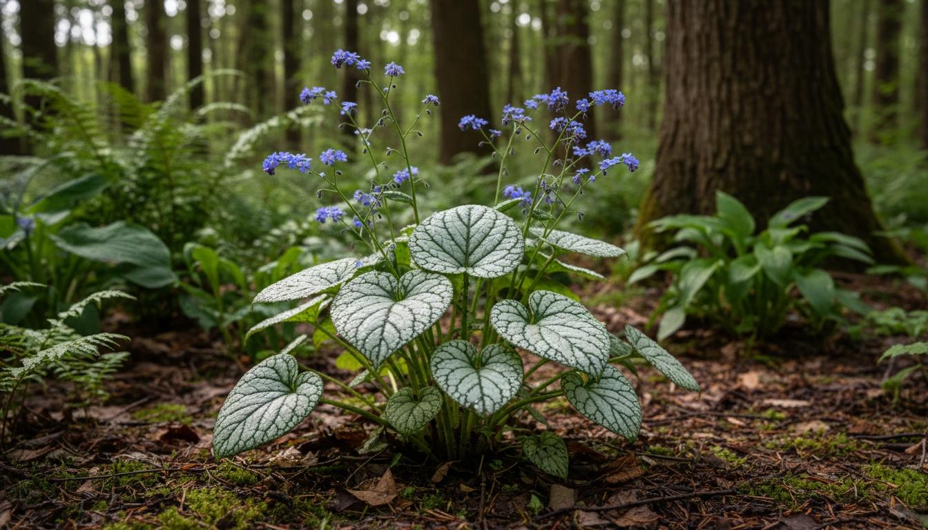 Siberian Bugloss 'Frostbite' (Brunnera Macrophylla Pp35059 'Frostbite') - Perennials