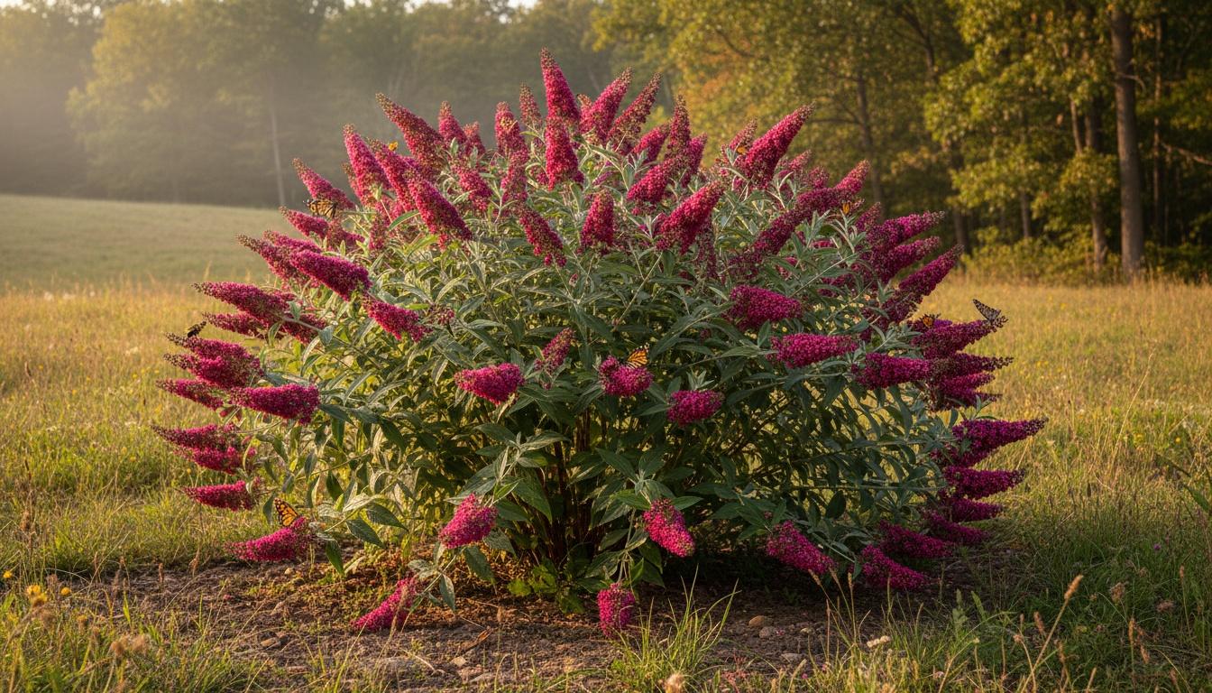 Miss Molly Butterfly Bush (Buddleja Davidii 'Miss Molly') - Ground Layers