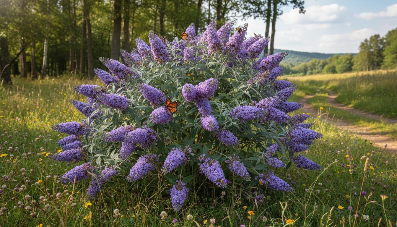 Pugster Blue Butterfly Bush (Buddleja Davidii 'Pugster Blue') - Ground Layers