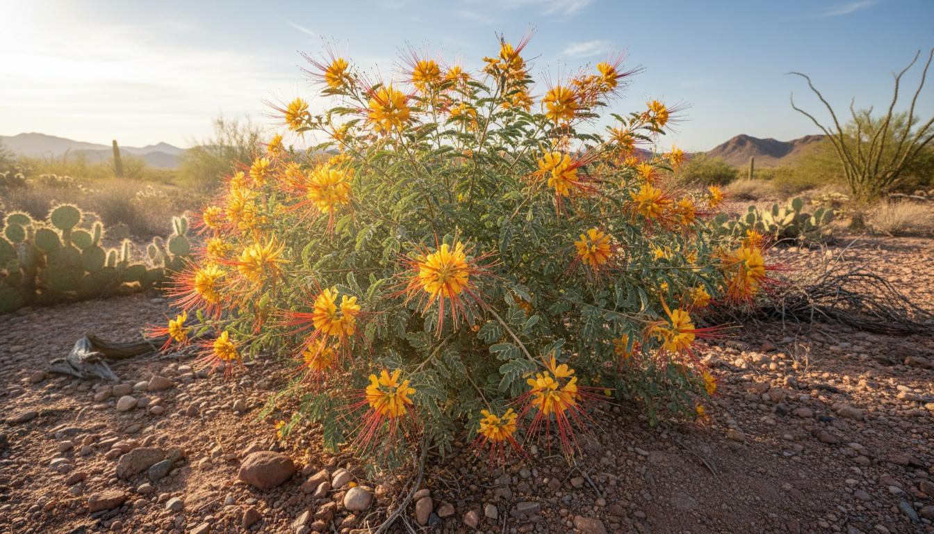 Bird-Of-Paradise Shrub (Caesalpinia Gilliesii) - Ground Layers