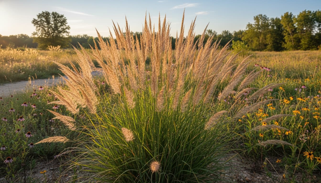 feather reed grass (Calamagrostis × Acutiflora) - Grasses