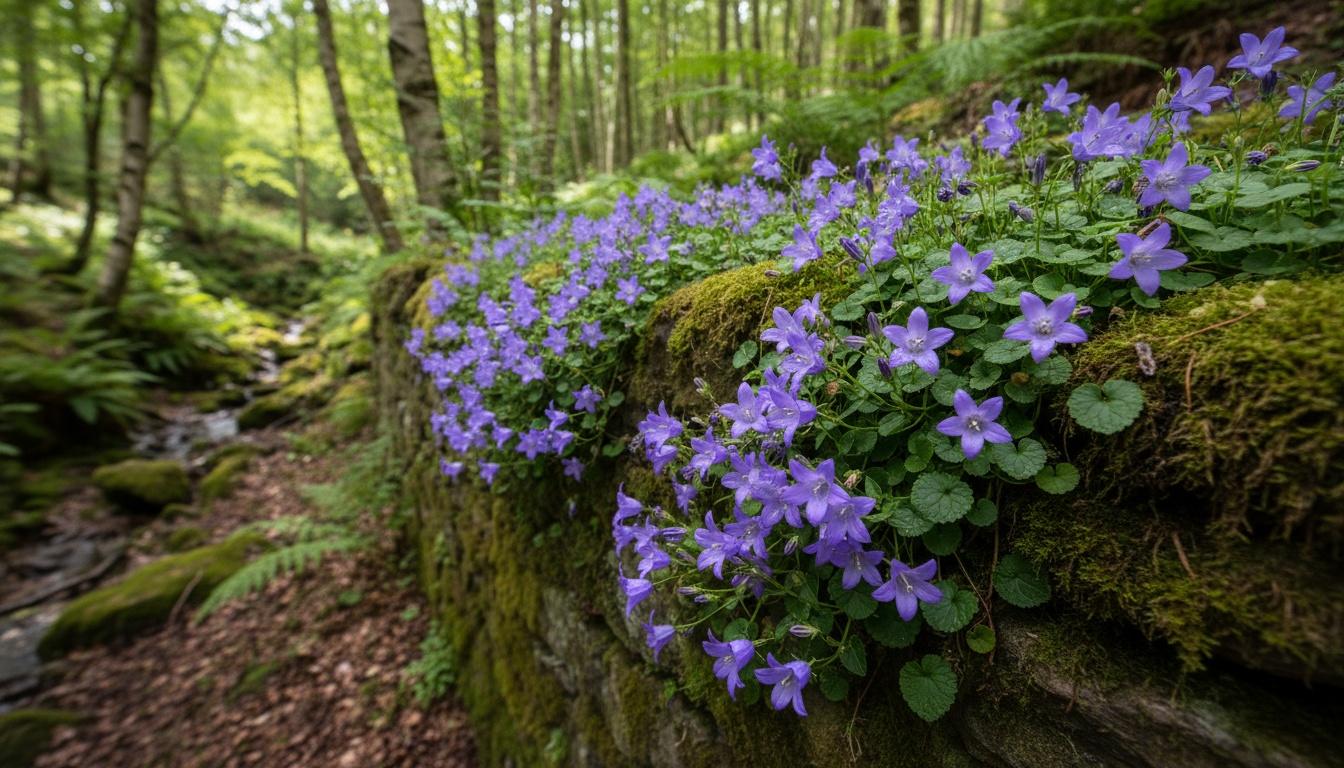 Bellflower 'Birch Hybrid' (Campanula Portenschlagiana 'Birch Hybrid') - Perennials