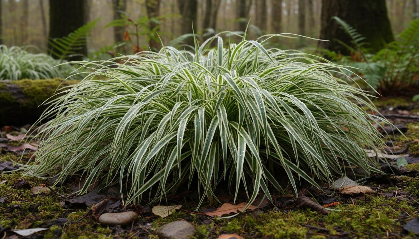 Ice Dance Sedge (Carex Morrowii 'Ice Dance') - Grasses