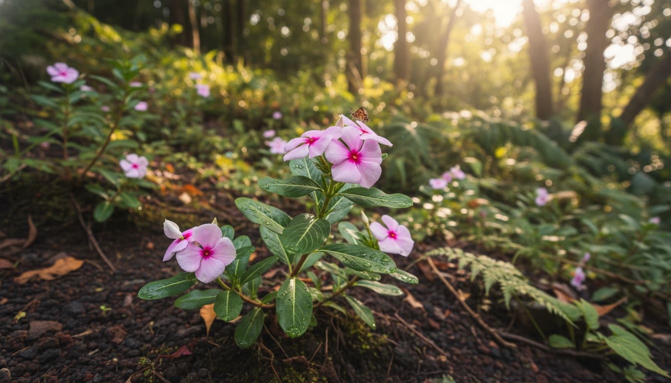 Madagascar Periwinkle (Catharanthus Roseus) - Perennials