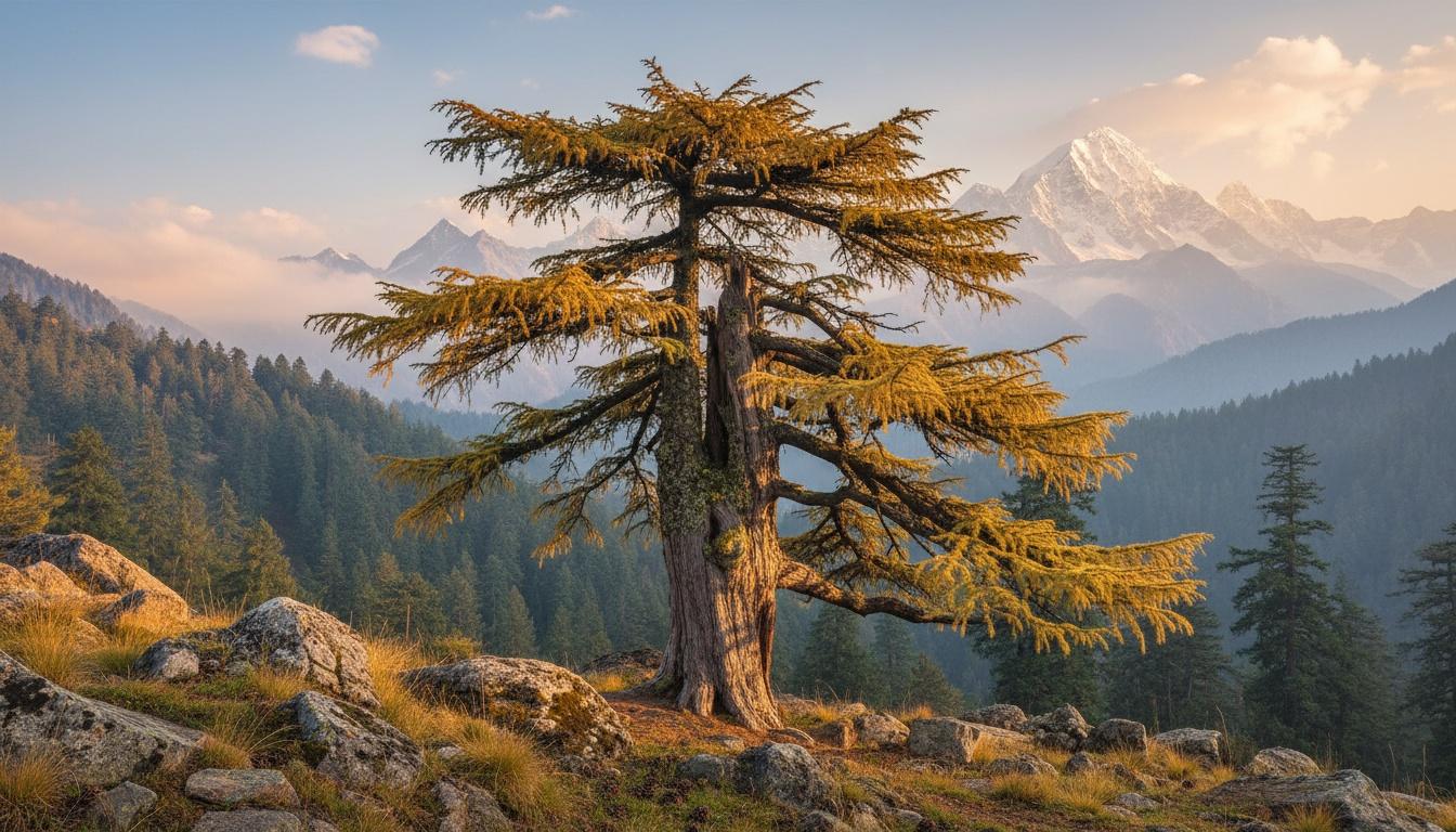 Deodar Himalayan Cedar (Cedrus Deodara Well'S Golden) - Evergreen Trees