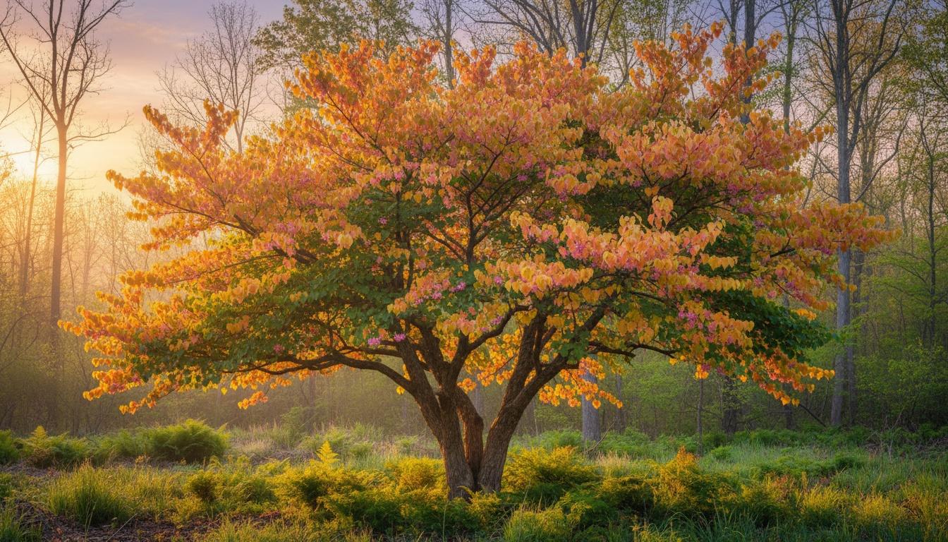 The Rising Sun Eastern Redbud ® (Cercis Canadensis 'The Rising Sun') - Flowering Trees