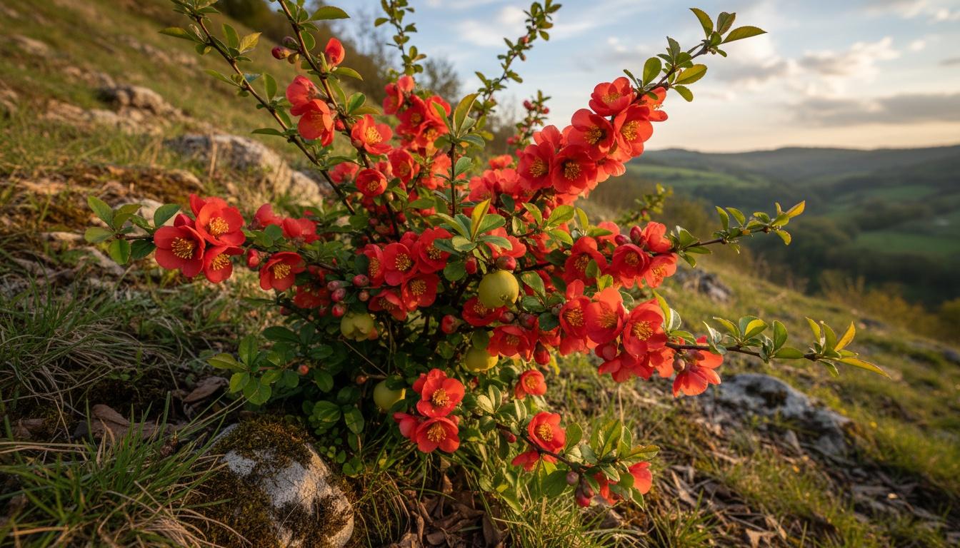Maule'S Quince (Chaenomeles Japonica) - Ground Layers