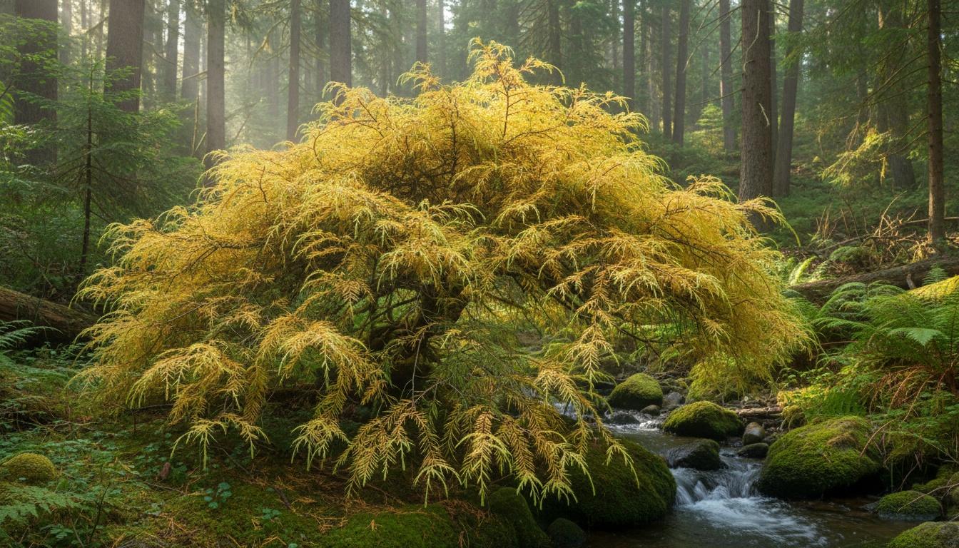 Lemon Thread Cypress 'Lemon Thread' (Chamaecyparis Pisifera 'Lemon Thread') - Evergreen Trees