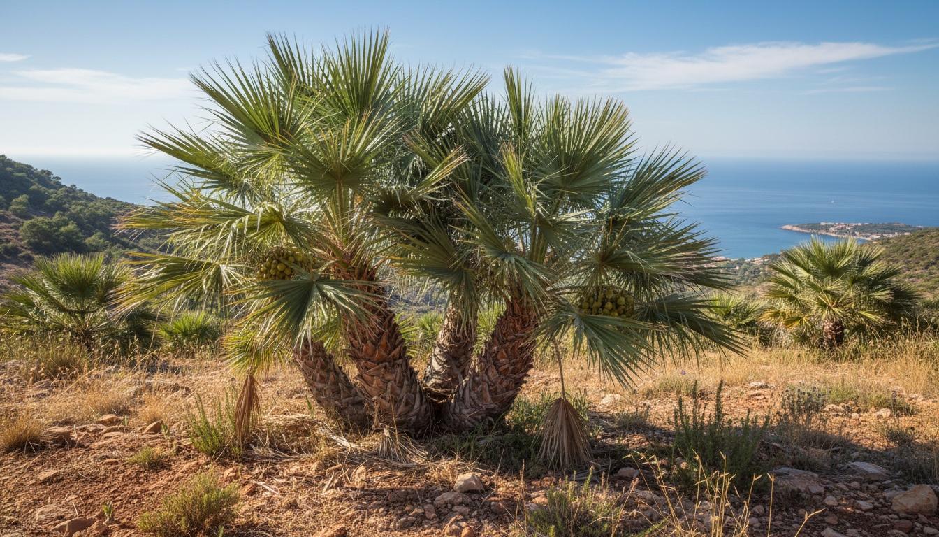 Mediterranean Fan Palm (Chamaerops Humilis) - Shade Trees
