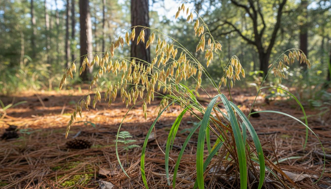 Longleaf Woodoats (Chasmanthium Sessiliflorum) - Grasses
