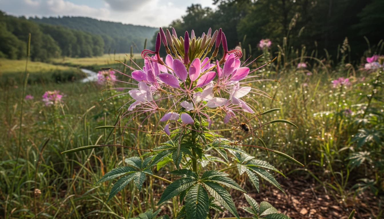 spider flower (Cleome Hassleriana) - Perennials