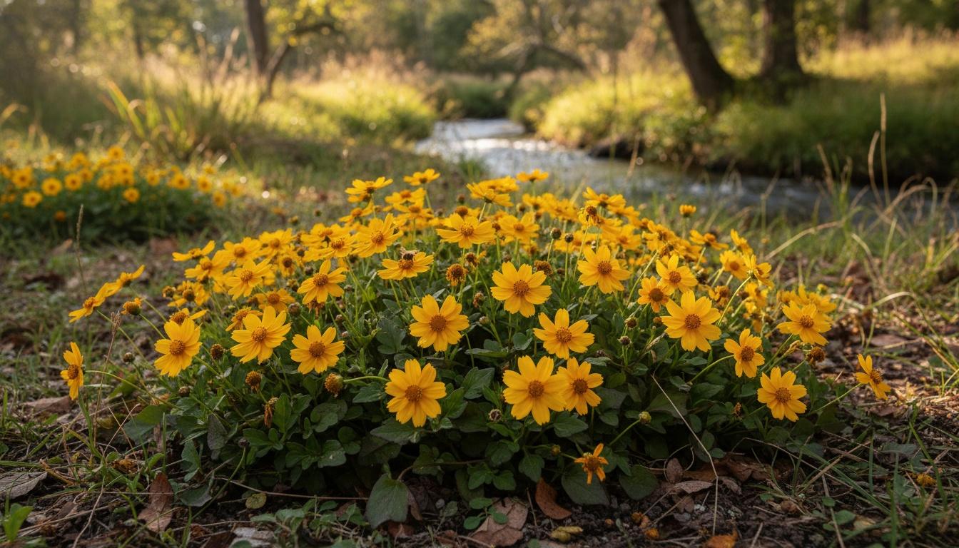 Dwarf Tickseed Coreopsis (Coreopsis Auriculata 'Nana') - Perennials