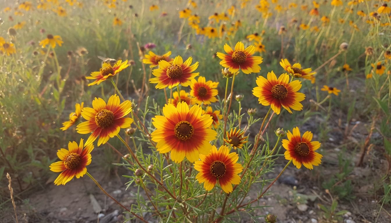 Plains Coreopsis (Coreopsis Tinctoria) - Perennials