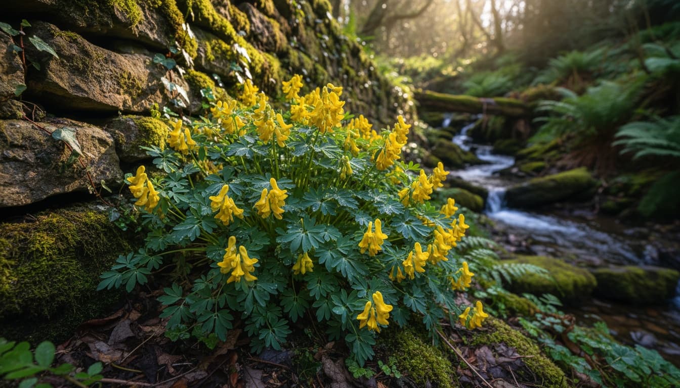 Yellow Corydalis (Corydalis Lutea) - Perennials
