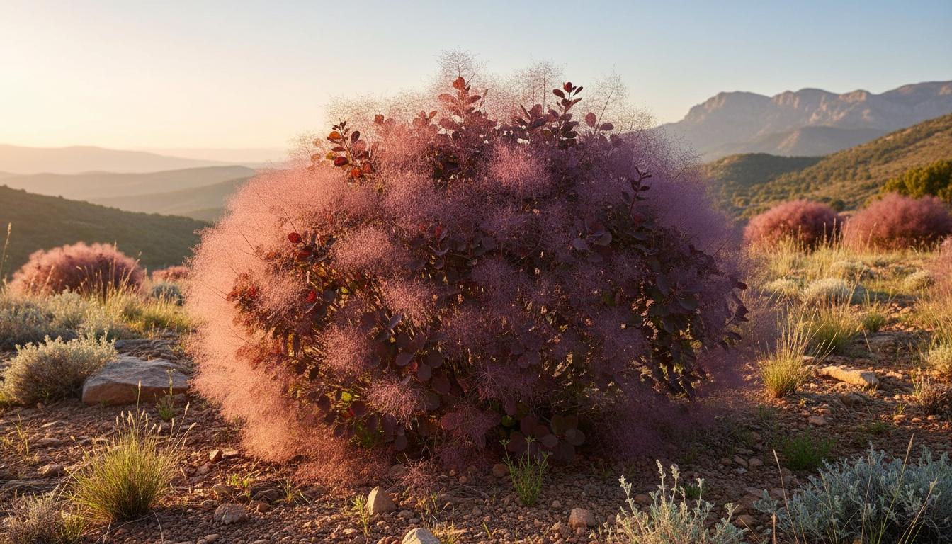 Dwarf Purple Smoke Bush 'Cotsidh5' Pp30328 Velveteeny™ Pp30328 Velveteeny™ (Cotinus Coggygria 'Cotsidh5') - Ground Layers