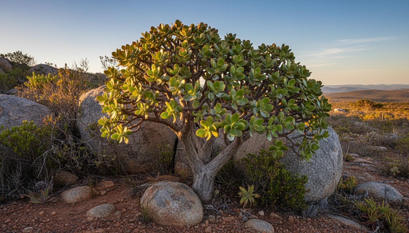 Jade Plant (Crassula Ovata) - Succulents