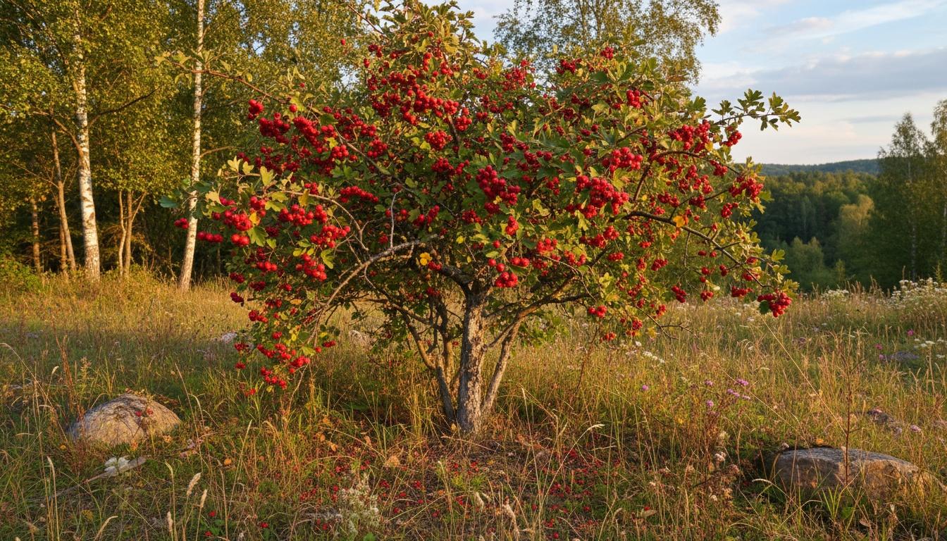 Russian Hawthorn (Crataegus Ambigua) - Flowering Trees