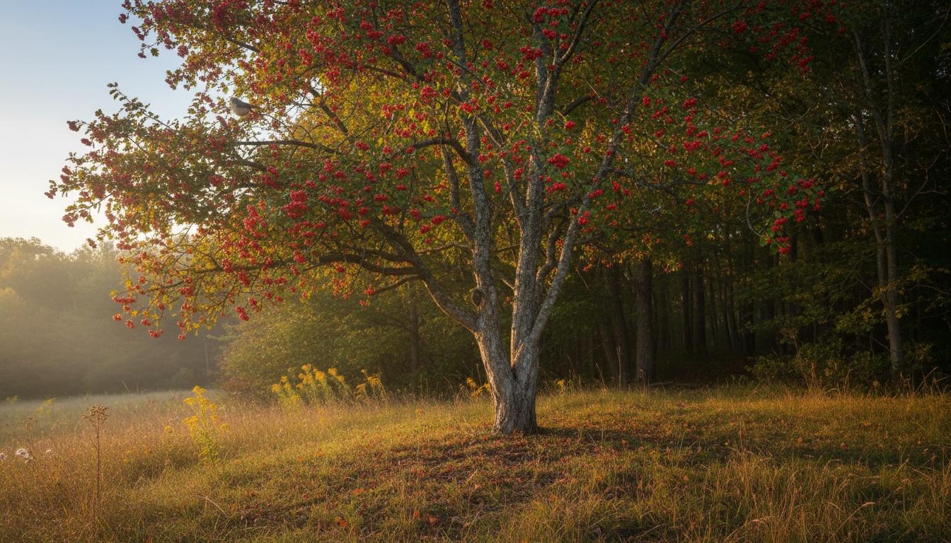 Washington Hawthorn (Crataegus Phaenopyrum) - Flowering Trees