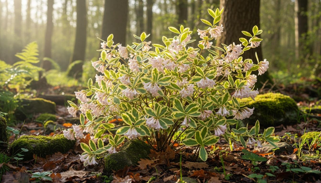 Daphne 'Briggs Moonlight' (Daphne X Burkwoodii 'Briggs Moonlight') - Ground Layers