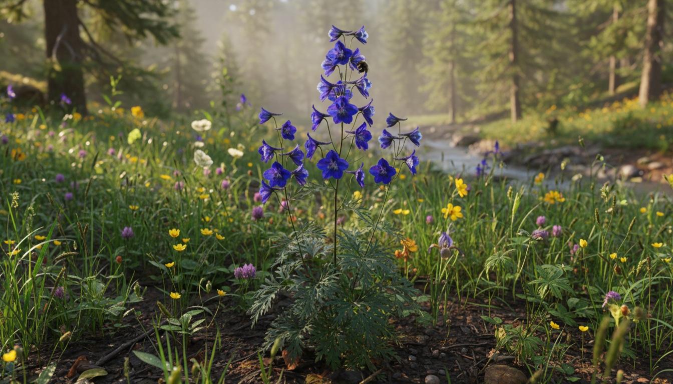 Larkspur 'Butterfly Blue' (Delphinium Grandiflorum 'Butterfly Blue') - Perennials