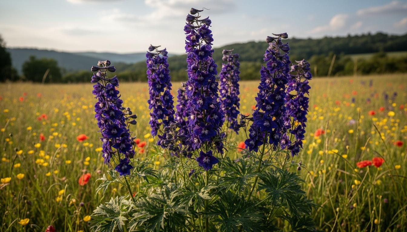Larkspur 'Summer Nights' (Delphinium Grandiflorum 'Summer Nights') - Perennials